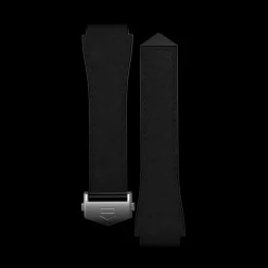 TAG Heuer Black Bi-Material Leather Strap Calibre E4 45 Mm> Accesorios