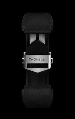 TAG Heuer Black Bi-Material Leather Strap Calibre E4 45 Mm> Accesorios