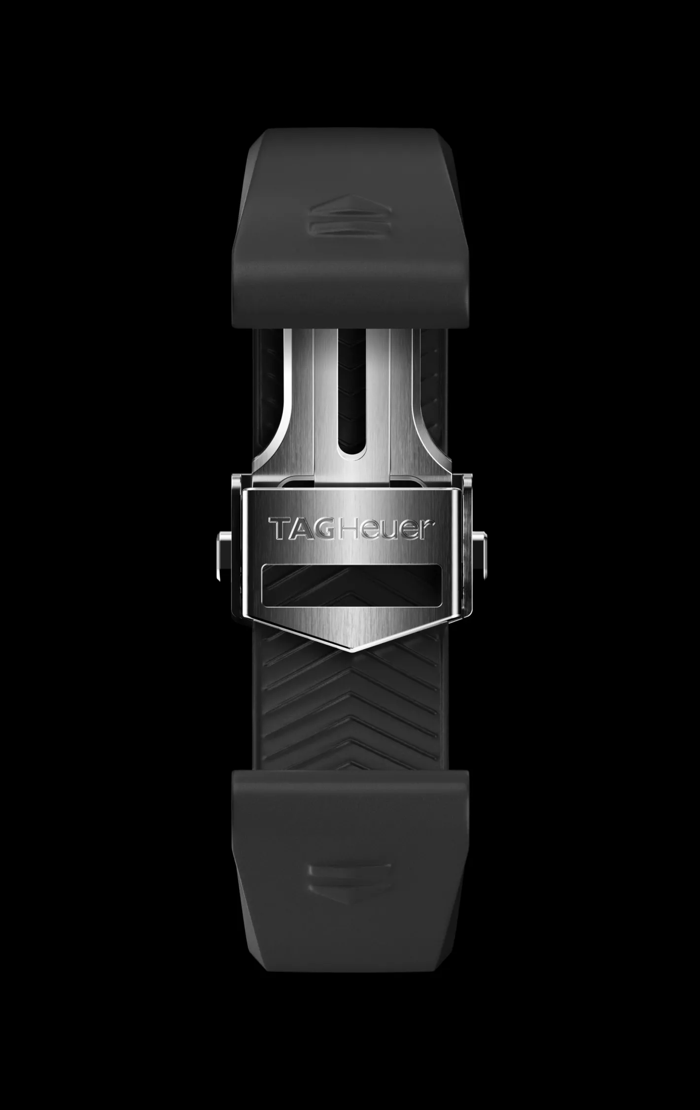 TAG Heuer Black Rubber Strap Calibre E4 42 Mm> Accesorios