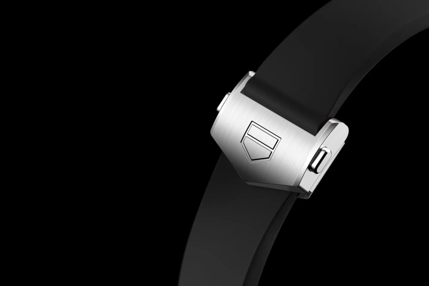 TAG Heuer Black Rubber Strap Calibre E4 42 Mm> Accesorios