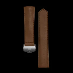 TAG Heuer Brown Leather Strap Calibre E4 42 Mm> Accesorios