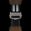 TAG Heuer Brown Rubber And Leather Band Calibre E3> Accesorios