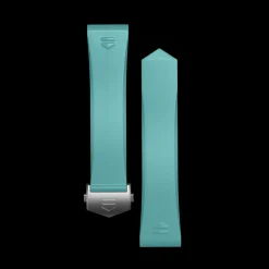 TAG Heuer Light Blue Rubber Strap Calibre E4 42 Mm> Accesorios