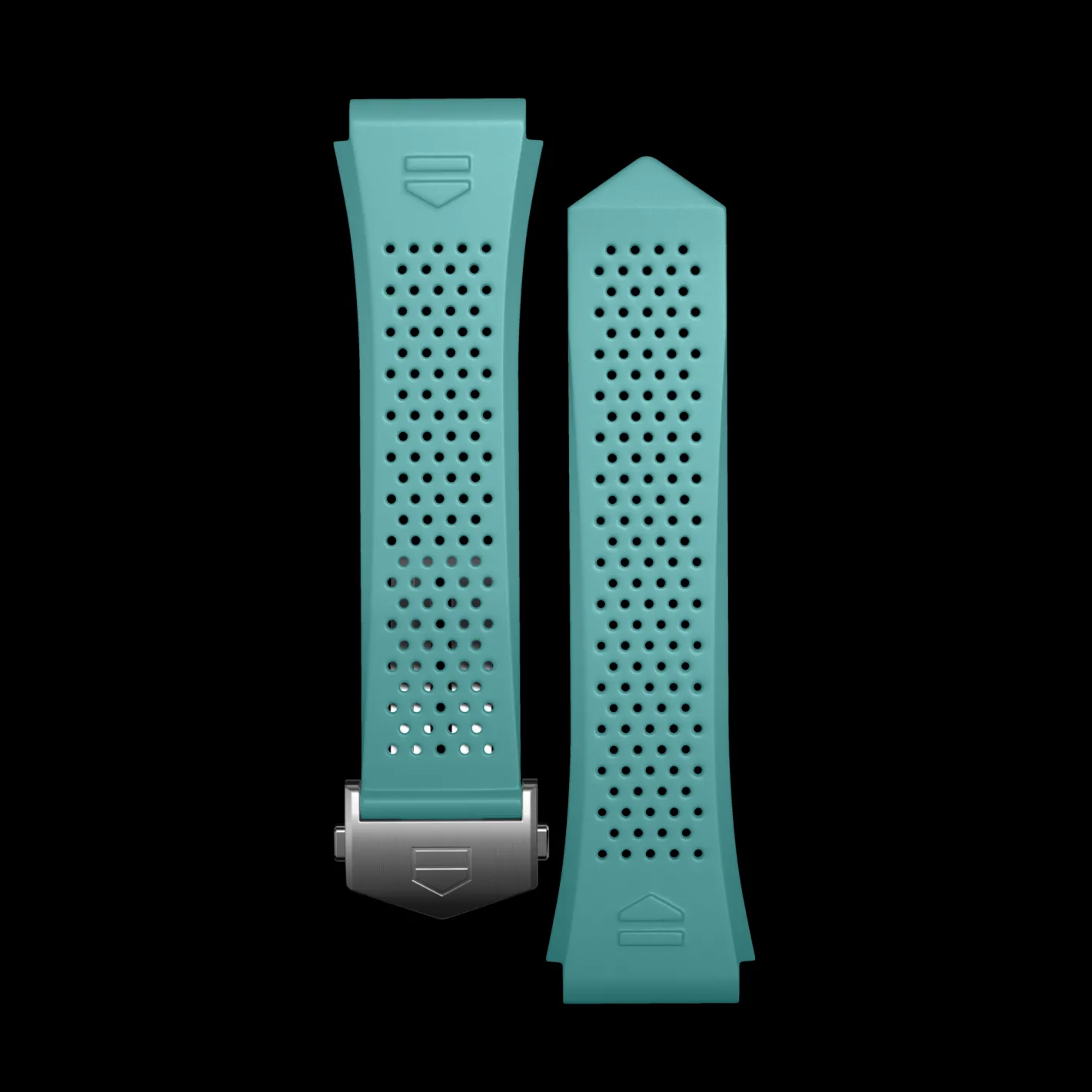TAG Heuer Light Blue Rubber Strap Calibre E4 45 Mm> Accesorios