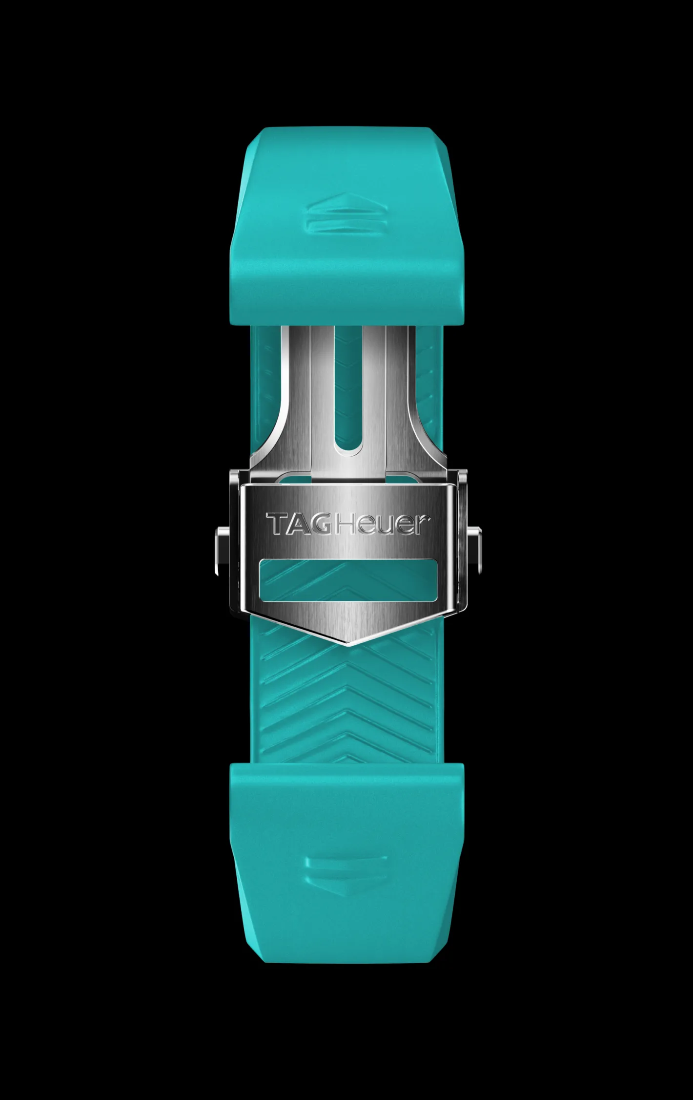 TAG Heuer Light Blue Rubber Strap Calibre E4 42 Mm> Accesorios