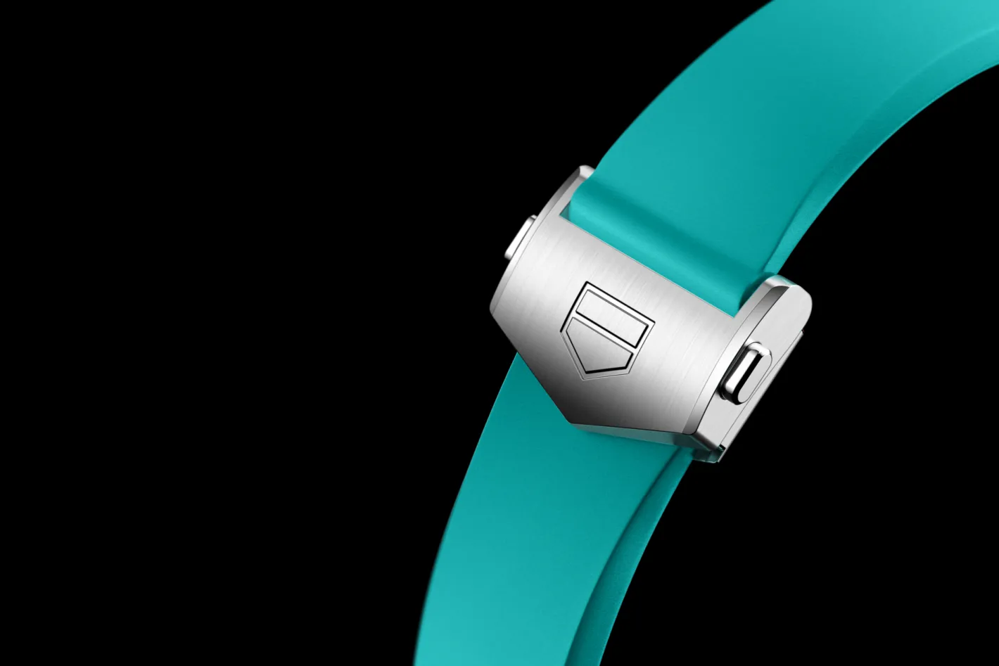 TAG Heuer Light Blue Rubber Strap Calibre E4 42 Mm> Accesorios