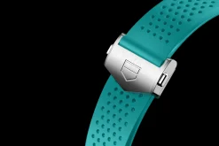 TAG Heuer Light Blue Rubber Strap Calibre E4 45 Mm><noscript><img width=
