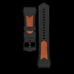 TAG Heuer Orange And Black Sport Strap Calibre E4 45 Mm> Accesorios