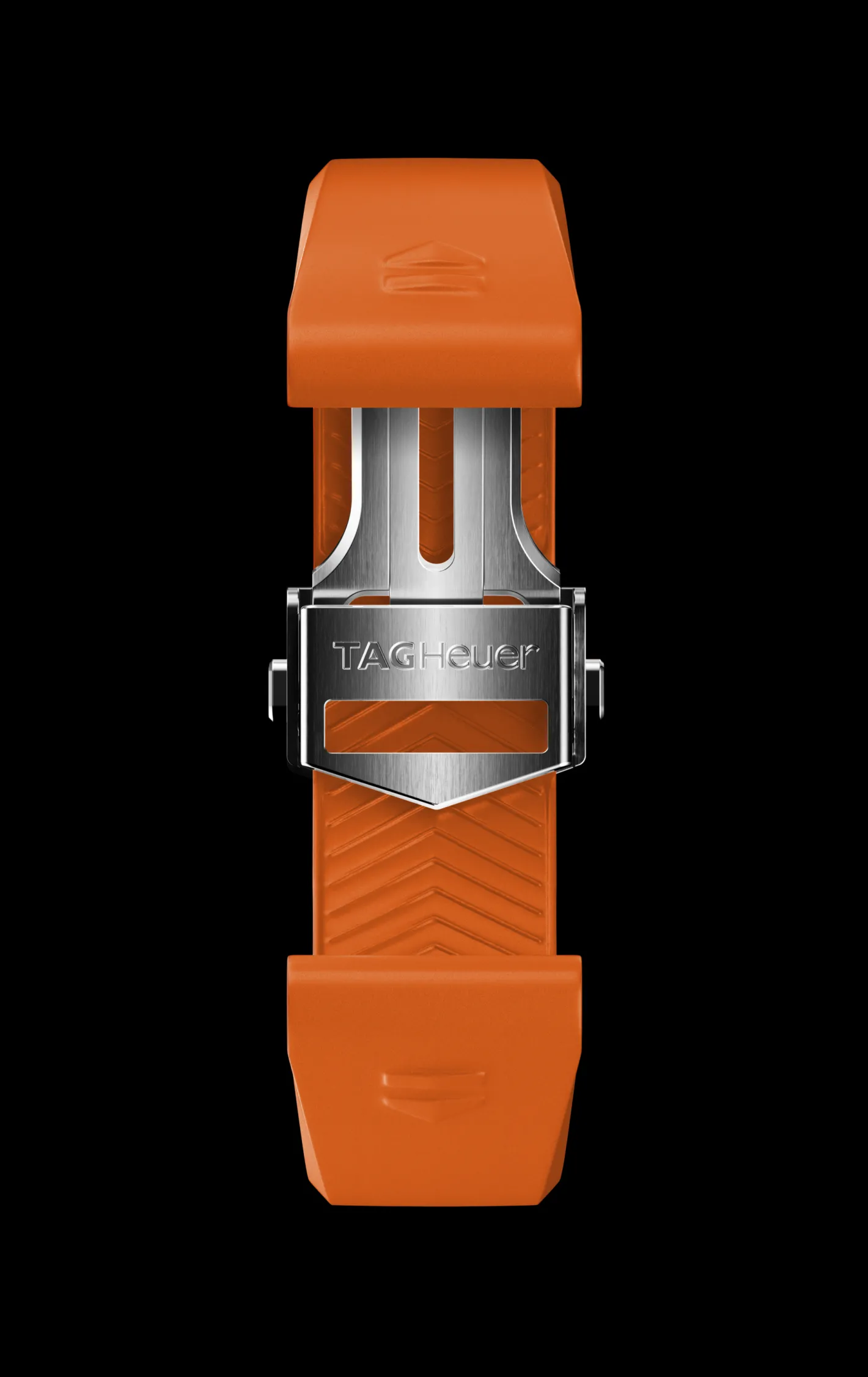 TAG Heuer Orange Rubber Strap Calibre E4 42 Mm> Accesorios
