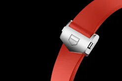TAG Heuer Red Rubber Strap Calibre E4 42 Mm><noscript><img width=